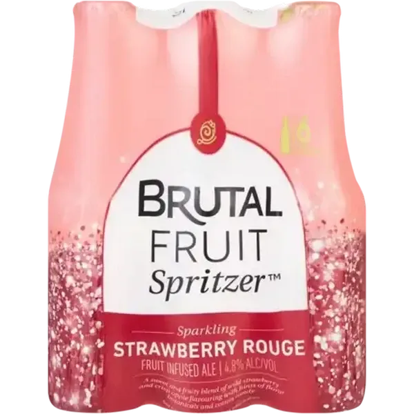 Brutal Fruit Strawberry Rouge Spritzer 6 x 275ml