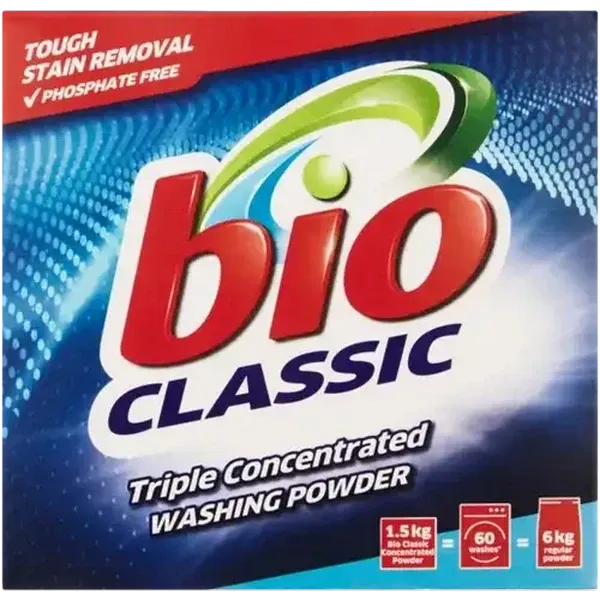 Bio Classic Triple Concentrated Washing Powder 1.5kg