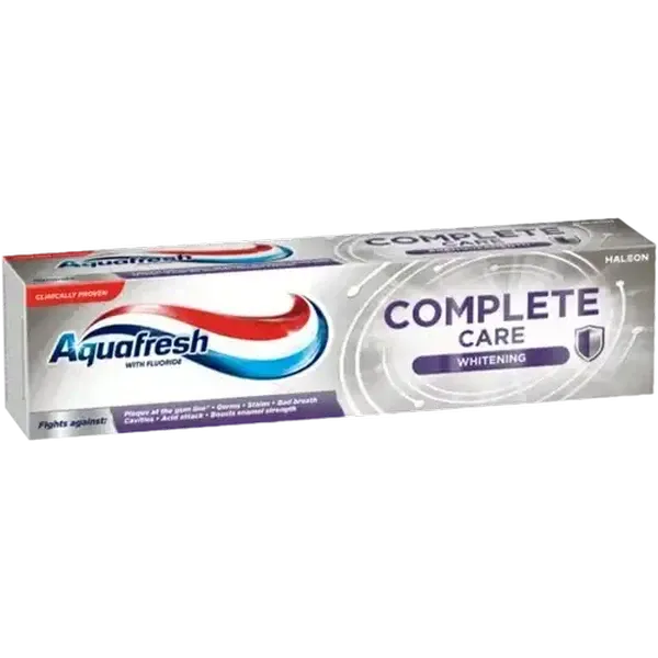 Aquafresh Complete Care Whitening Fluoride Toothpaste 75ml