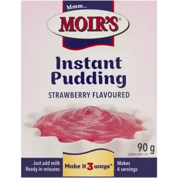 Moir's Strawberry Flavoured Instant Pudding 90g