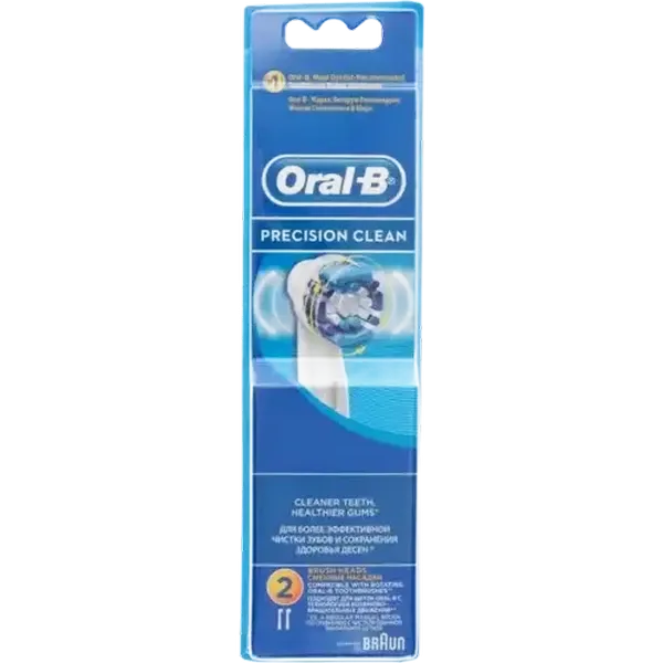 Oral-B Precision Clean Power Brush Head 2 Pack