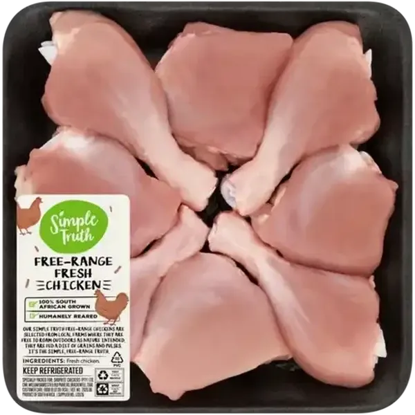 Simple Truth Free-Range Skinless Chicken Thighs & Drumsticks Per kg