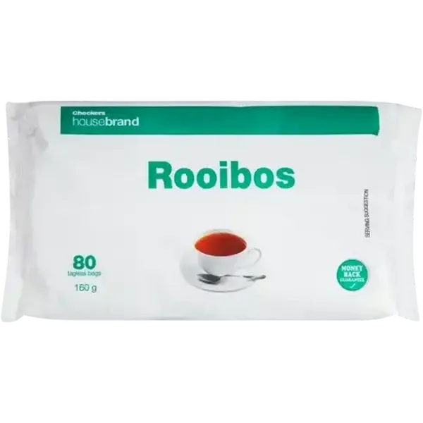 Checkers Housebrand Rooibos Tagless Teabags 80 Pack