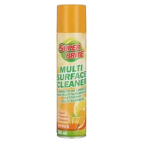 Super Brite  Citrus Scented Multisurface Cleaner Spray Can 300ml