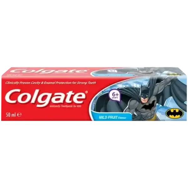 Colgate Batman 6+ Years Mild Mint Flavour Cavity Protection Toothpaste 50ml