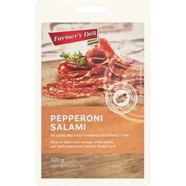 Farmer's Deli Pepperoni Salami 100g