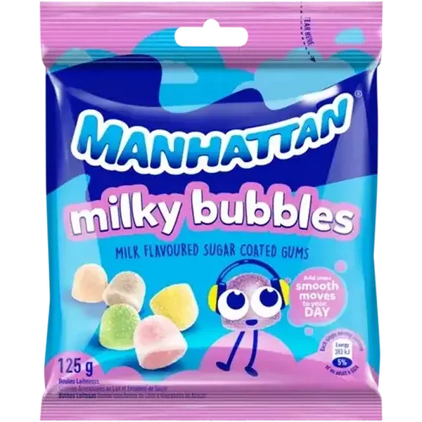 Manhattan Milky Bubbles 125g