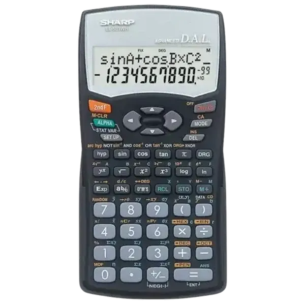 Sharp EL531WH-BBK 272 Function Scientific Calculator