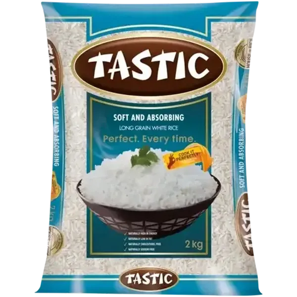 Tastic Long Grain White Rice 2kg