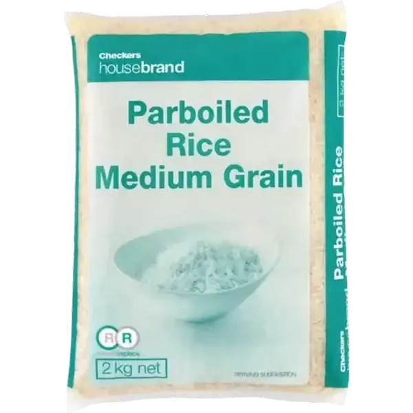 Checkers Housebrand Parboiled White Rice 2kg