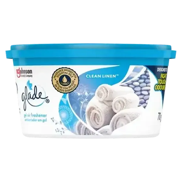 Glade Clean Linen Scented Gel Air Freshener 70g