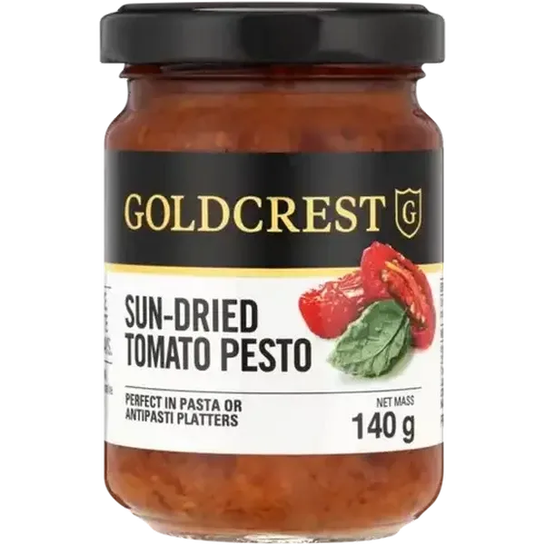 Goldcrest Sun-Dried Tomato Pesto Flavoured Sauce 140g
