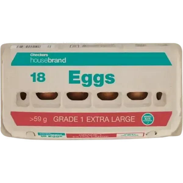 Checkers Housebrand Extra Large Eggs 18 Pack