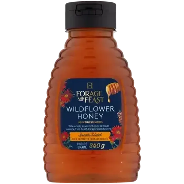 Forage And Feast Wildflower Honey 340g