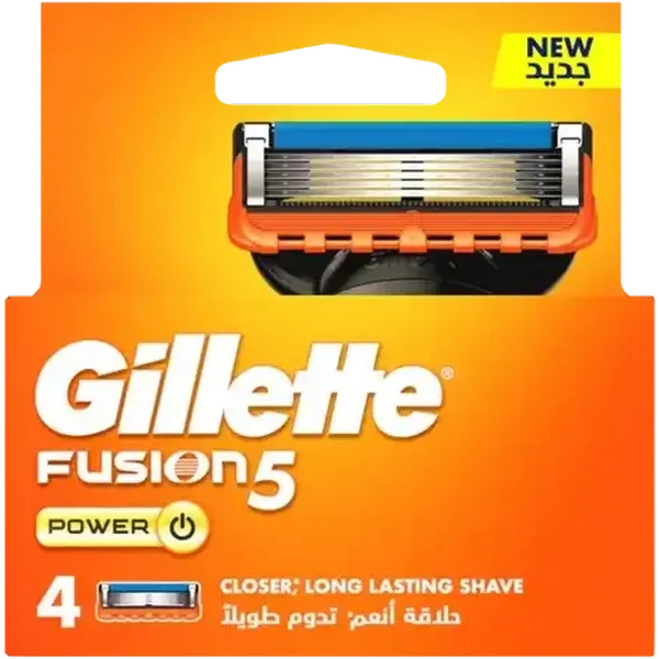 Gillette Fusion5 Power Razor Blade Refills 4 Pack