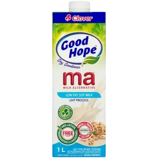 Clover Good Hope UHT Soya Milk Alternative Carton 1L