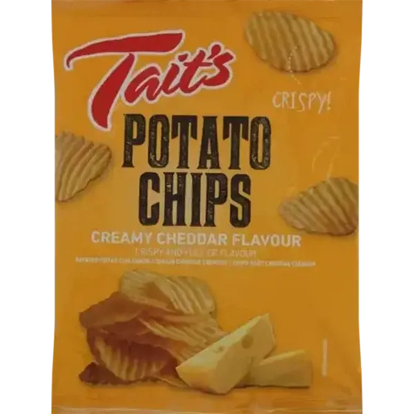 Tait's Creamy Cheddar Chips 125g