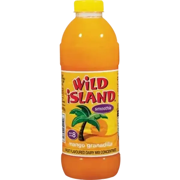Wild Island Smoothie Mango & Granadilla Concentrated Dairy Blend 1L