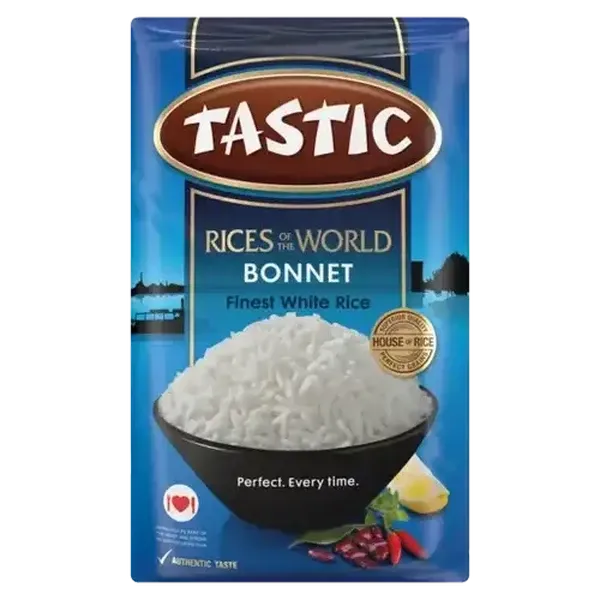 Tastic Bonnet White Rice 1kg