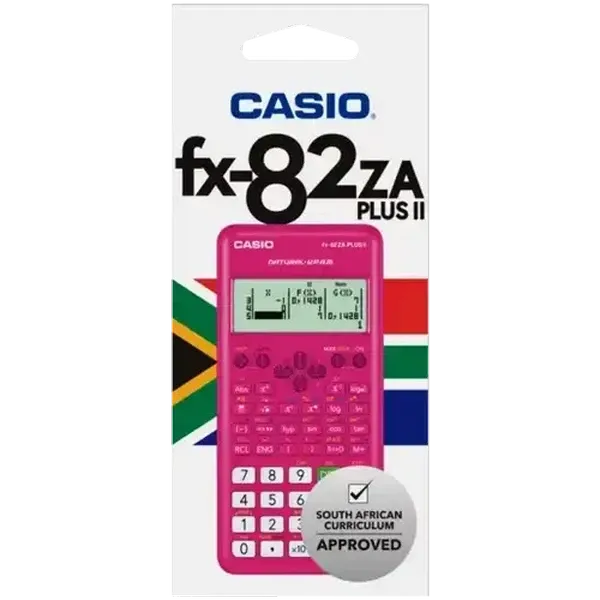 CASIO FX-82ZA PLUS II Edition Pink Scientific Calculator