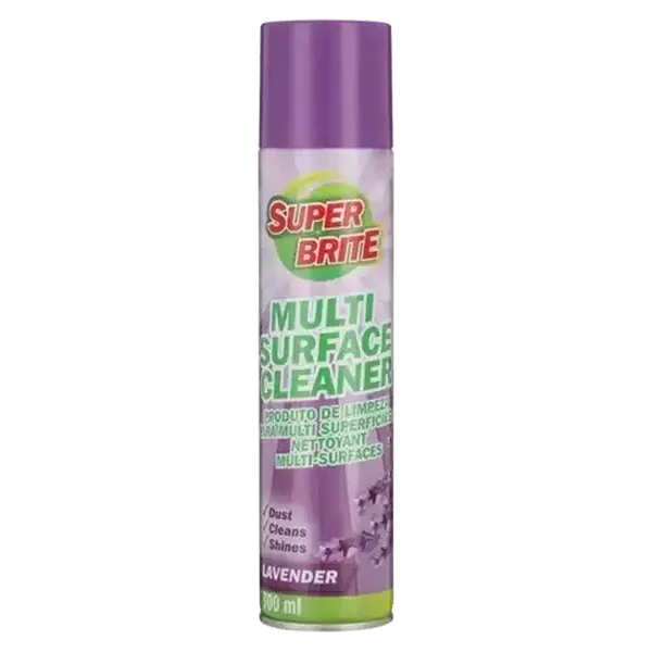 Super Brite Lavender Scented Multisurface Cleaner Spray Can  300ml