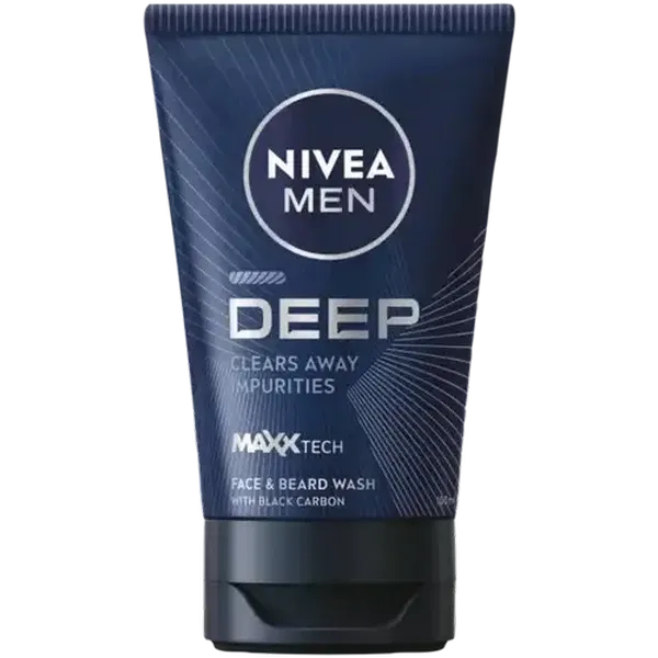 NIVEA MEN DEEP Face & Beard Wash 100ml