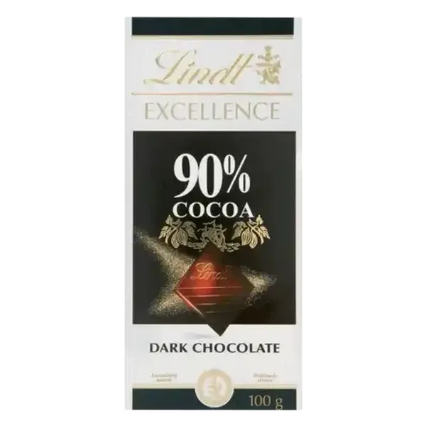 Lindt Excellence 90% Cocoa Dark Chocolate 100g
