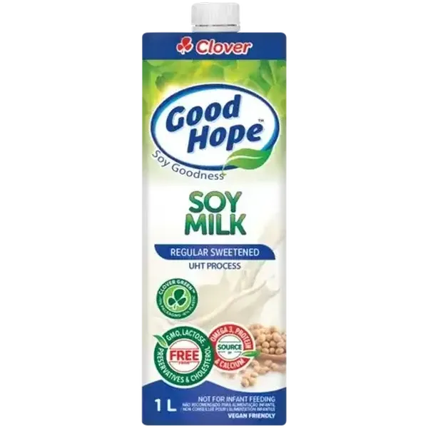 Clover Good Hope Regular Sweetened Soy Milk 1l