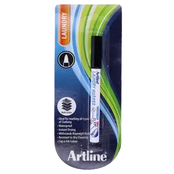 Artline EK750 Max Frank Black Laundry Marker 0.7mm