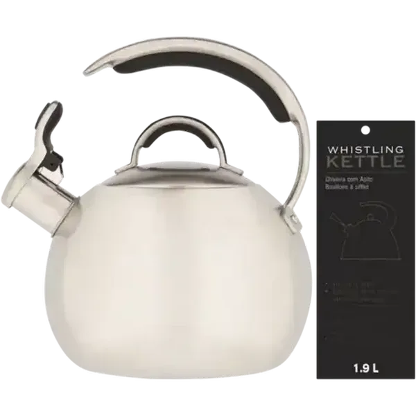 Bordeaux Stainless Steel Whistling Kettle 1.9L