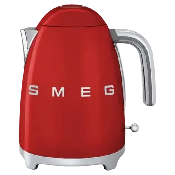 Smeg Glossy Red Retro Electric Cordless Kettle 1.7L