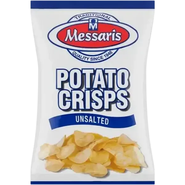 Messaris Unsalted Chips 125g