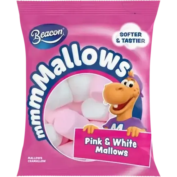 mmmMallows Pink & White Mallows 135g