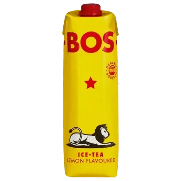 BOS Lemon Flavoured Ice Tea Carton 1L
