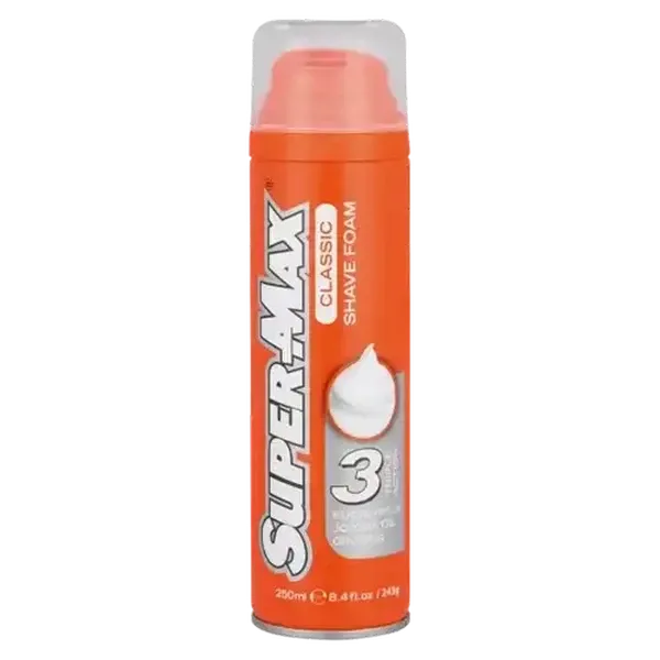 Super-Max Classic Shave Foam 250ml