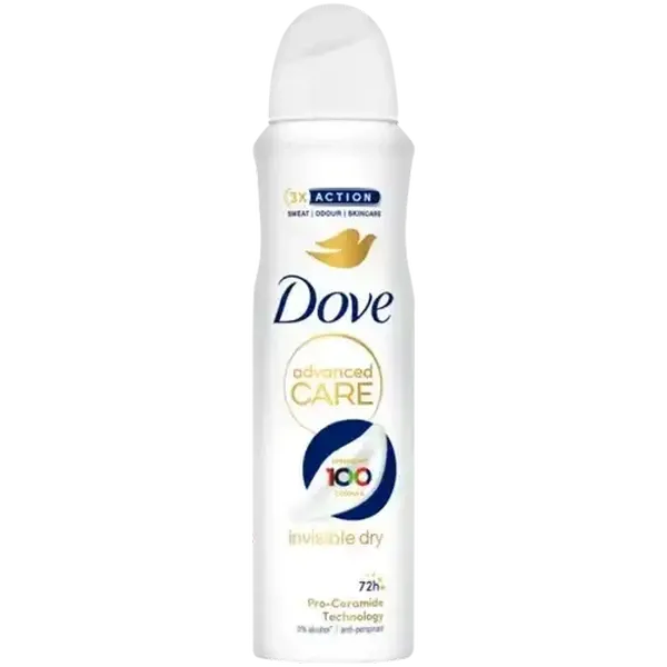 Dove Advanced Care Invisible Dry Anti-Perspirant Body Spray 150ml