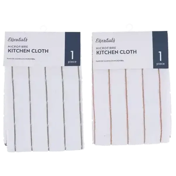 Essentials Ava Microfibre Kitchen Cloth 40 x 70cm (Colour May Vary)