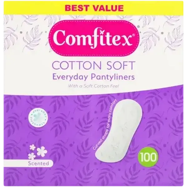 Comfitex Scented Pantyliners 100 Pack