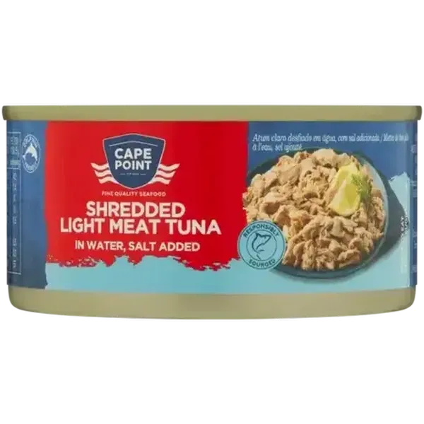 Cape Point Shredded Light Meat Tuna in Water 170g