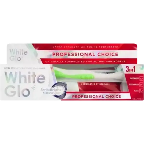 White Glo 3- in-1 Professional Choice Dental Care System 100ml