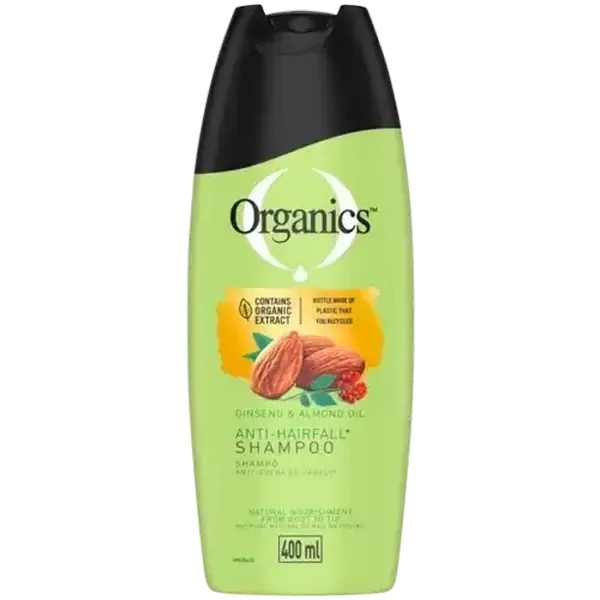 Organics Ginseng & Almond Oil Anti-Hairfall Shampoo 400ml