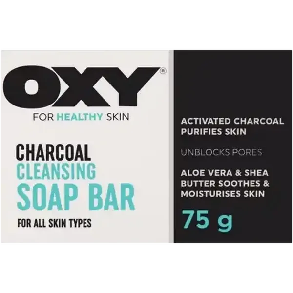 OXY Charcoal Cleansing Facial Bar Soap 75g