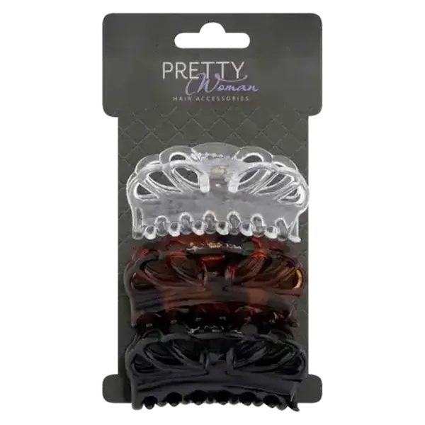 Pretty Woman Clip Claw Set 3-Pack