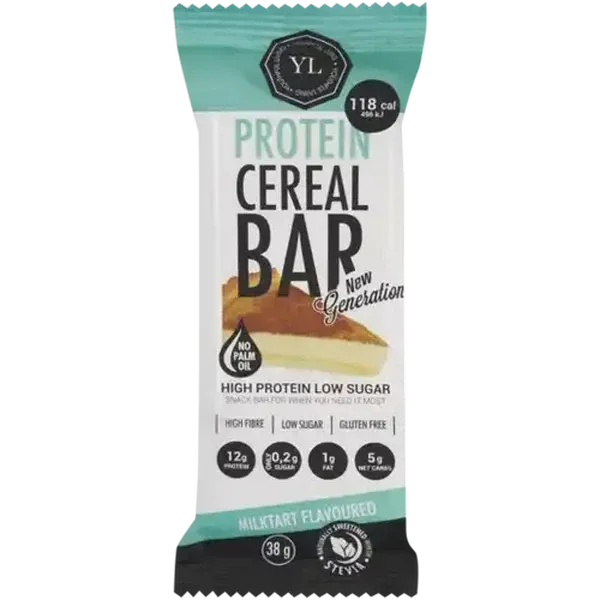Youthful Living Milk Tart Flavoured Protein Cereal Bar 38g