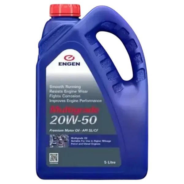 Engen Multigrade 20W-50 Premium Motor Oil 5L