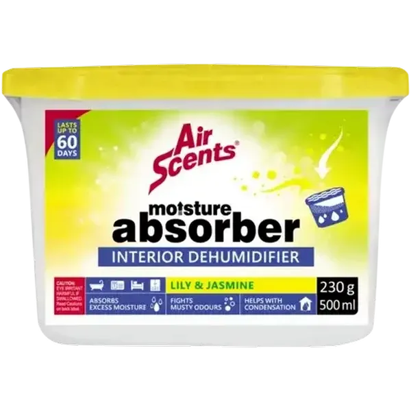 Air Scents Moisture Absorber Lily & Jasmine Interior Dehumidifier 500ml