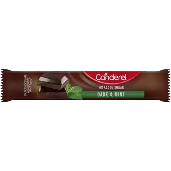 Canderel Dark & Mint Chocolate Bar 30g