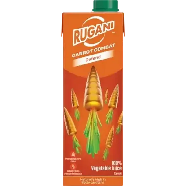 Rugani Carrot Combat 100% Vegetable Juice 750ml