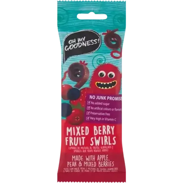 Oh My Goodness! Mixed Berry Fruit Swirls 50g