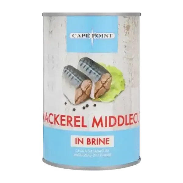 Cape Point Makerel Middlecut In Brine 400g